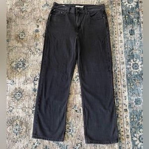 Levi’s loose straight leg, high rise, size 28.  Never worn